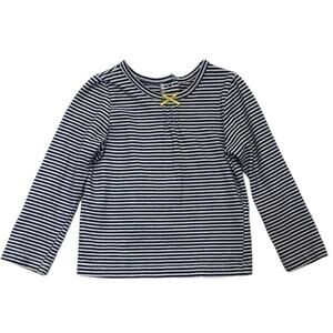 Striped Long Sleeve Tee blue white stripes T-shirt Girl’s Size 12 Months
